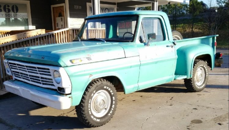 1968 FORD F100 STEP SIDE SWB