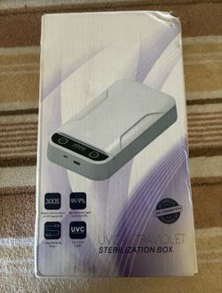 UVC Sterilization Box 99.9% Effective, Fast 300s, Portable & Rechargeable