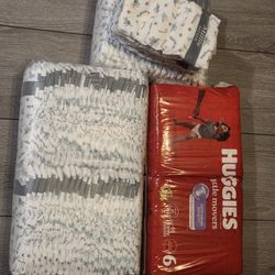 Millie Moon & Huggies Size 6 Diapers