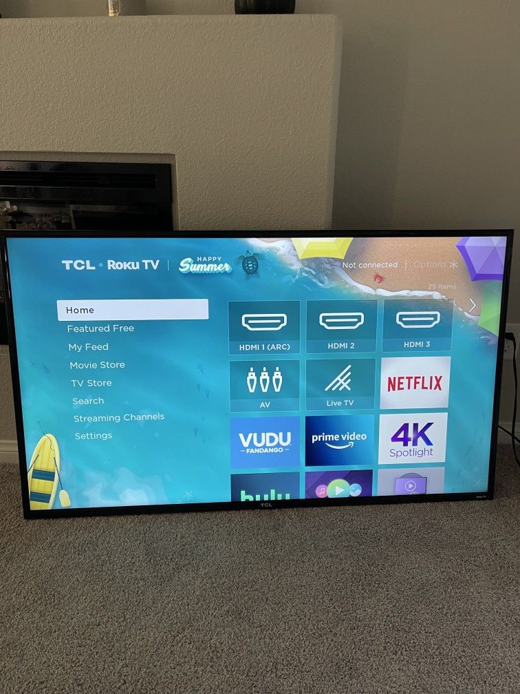 55" Smart Tv 4k (Free Delivery)