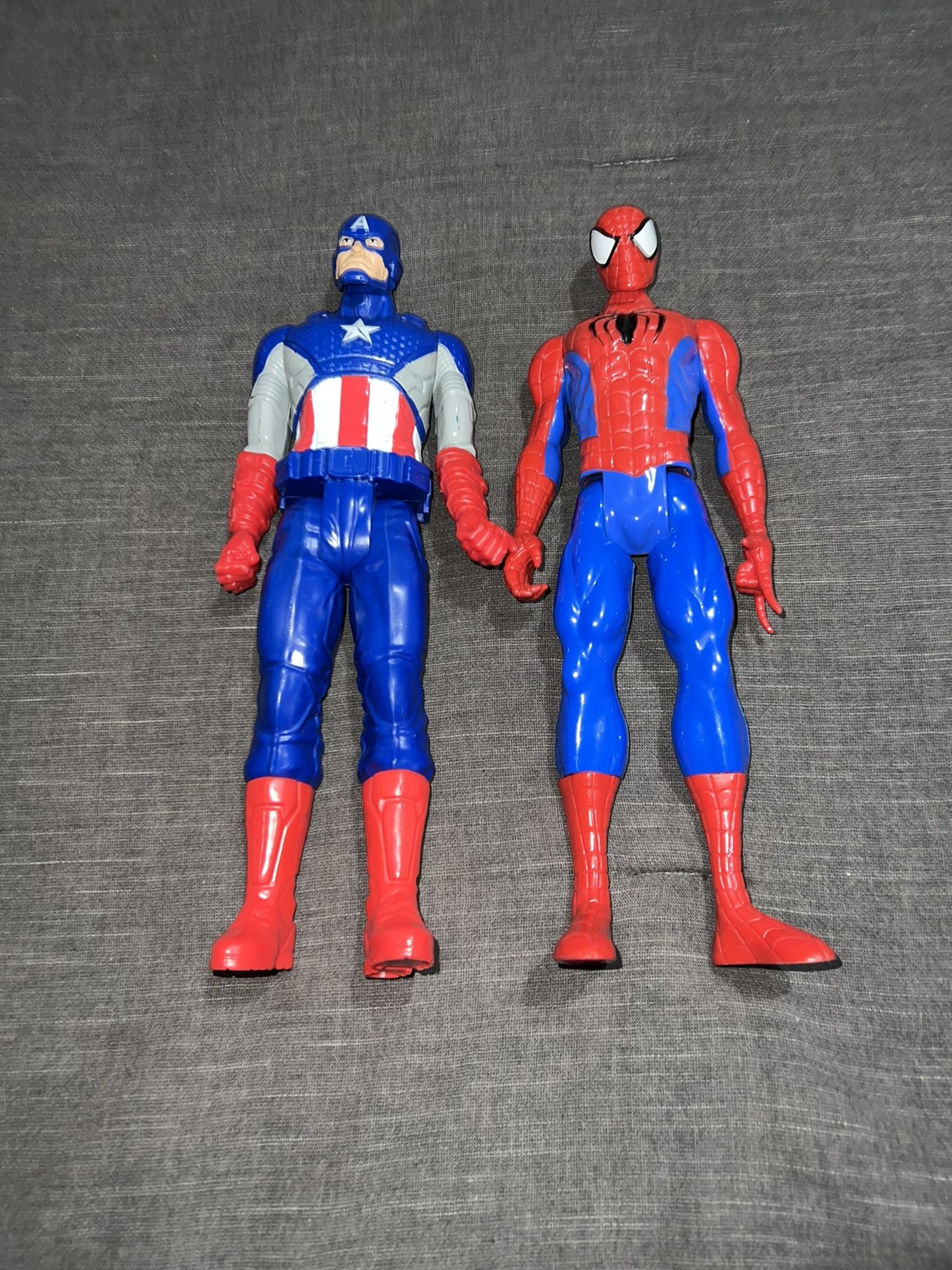 Captain America And Spider-Man Action Figures 