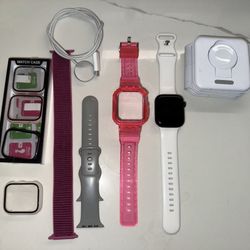 Series 7 Apple Watch With GPS & Cellular, Series 2 Apple Watch, Series 1 Apple Watch W/ Lots Of Accessories