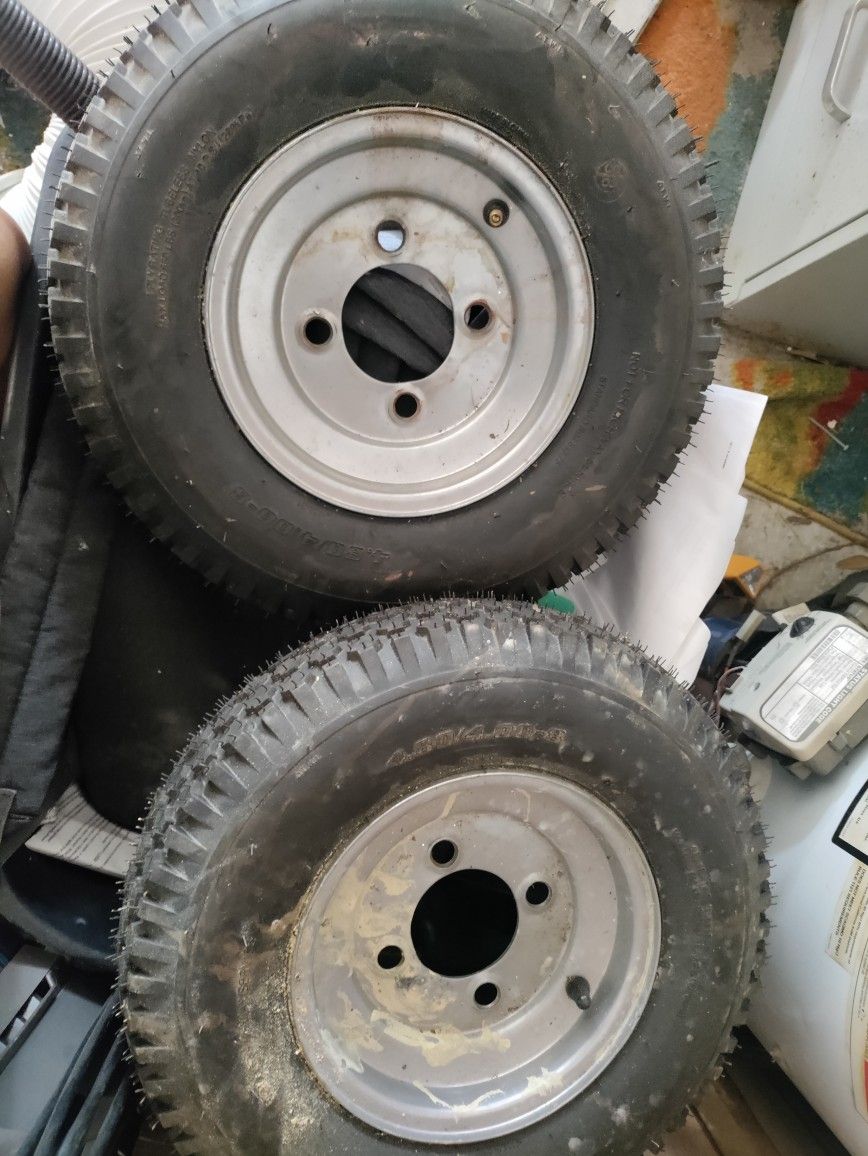 4 Lug Tires 4.80/4.00-8