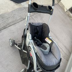 Infant Car Seat & 2 Car Base & Snap And Go Stroller 