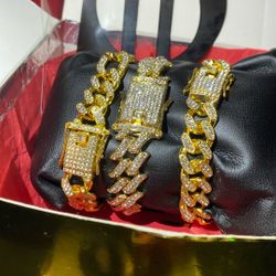 Yellow Bracelet Set Combination Three Pieces