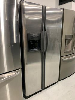 Frigidaire Side By Side Stainless Steel Refrigerator
