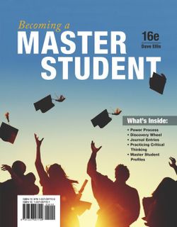 BECOMING A MASTER STUDENT