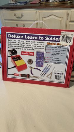 "Learn By Doing" beginner soldering kit.