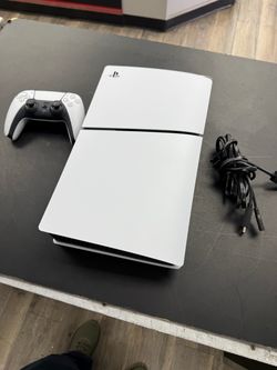 Sony PS5 Slim Digital Version with One DualSense Wireless Controller, All Cords