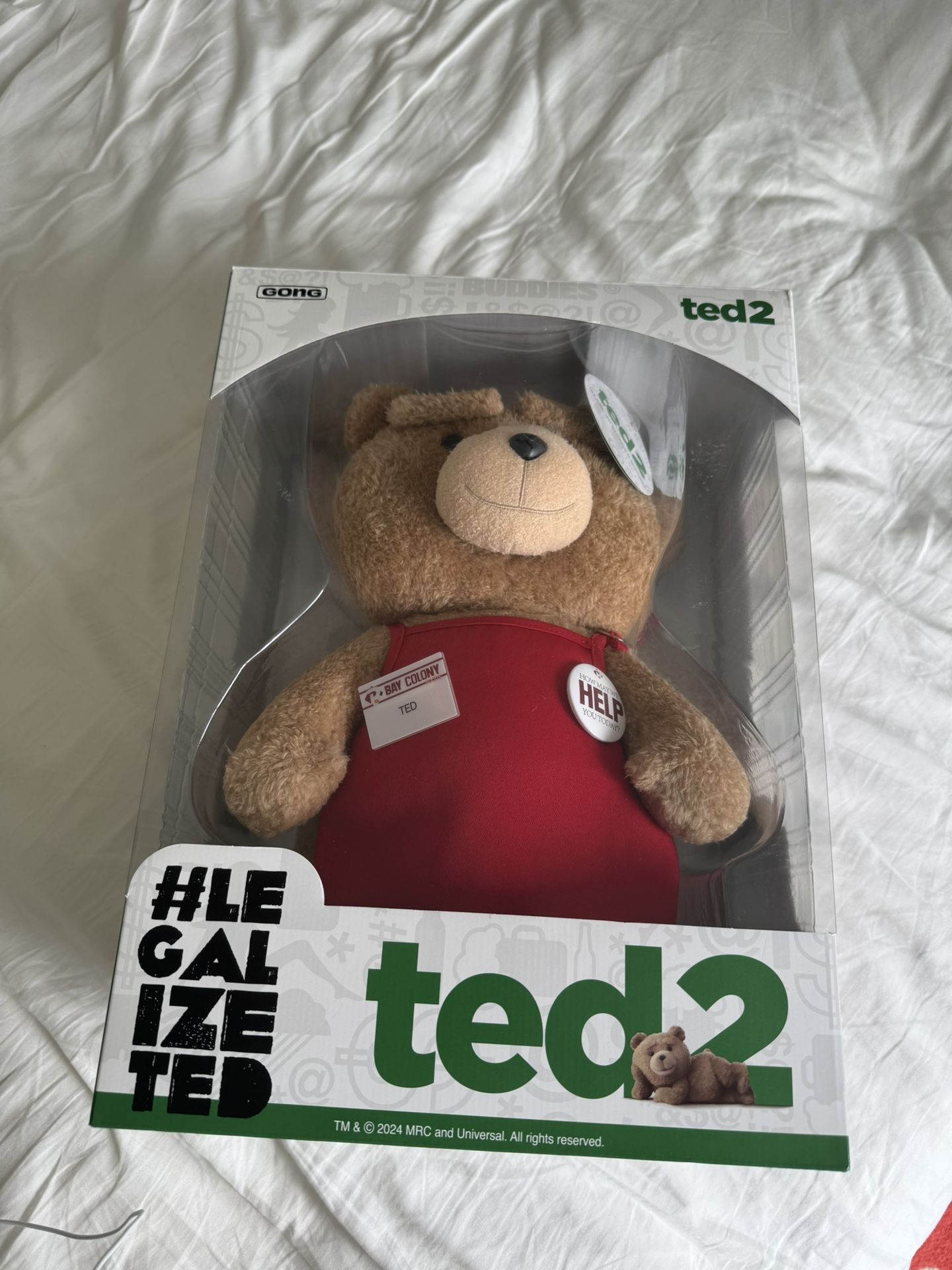 Pop Mart Ted2-ted Action Plush Figure