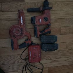 Hilti Rotary Hammer And Blower 