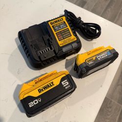 20v Dewalt batteries | fast charger