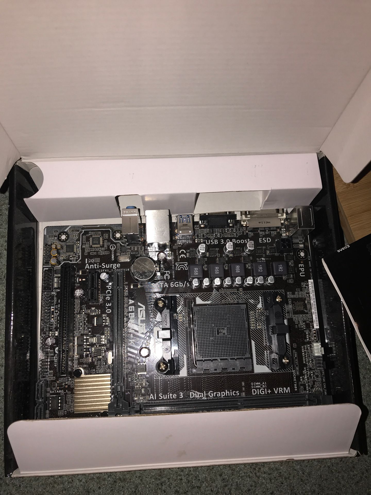ASUS Motherboard (A68HM-K)