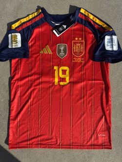 Lamine Yamal Spain Home Jersey World Cup