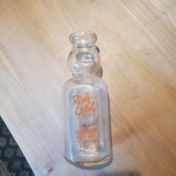 Vintage Rich Gold Milk Bottle