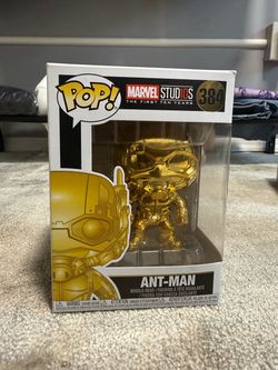 Funko Pop Ant-Man Gold Chrome #384 Marvel Studios