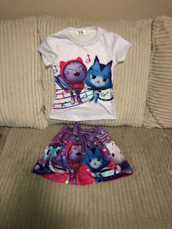 Girls Gabby Dollhouse Outfit 