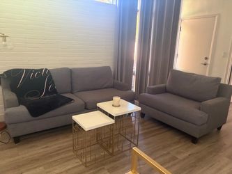Grey Sofa Set *