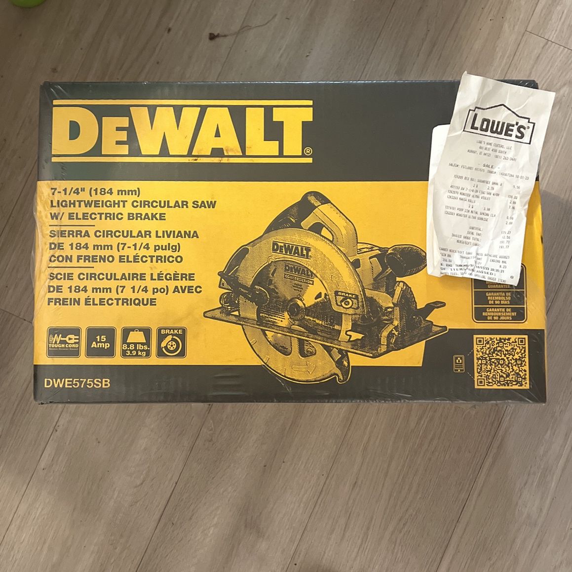 Brand New DeWalt 7-1/4” Circular Saw MSRP $179.99