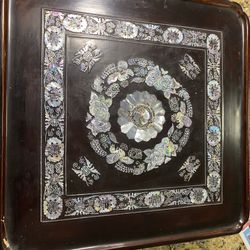 Decorative Side Table 15”X15”X7” With Inlay Work