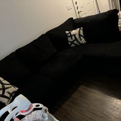 Black Sectional 