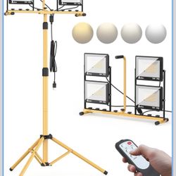 Szwbee 32000 Lumen LED Work Light with Stand 