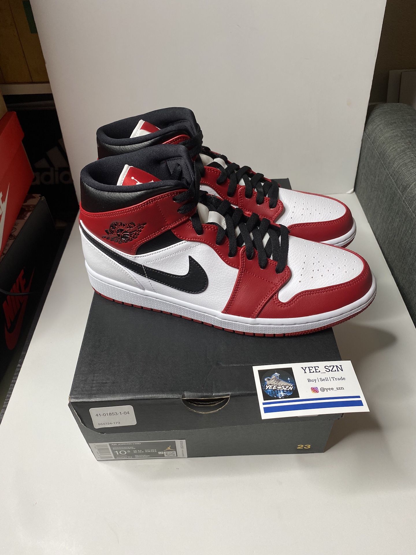 Nike air Jordan 1 Chicago white heel size 12 brand new