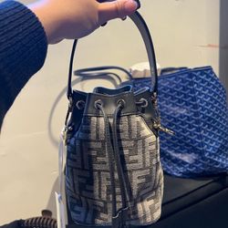 Authentic gray Fendi Mon Tresor
