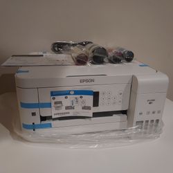 Epson Eco Tank ET-2760 Supertank Color Wireless Printer/Scanner *Inks Included*