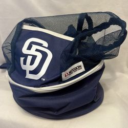 San Diego Padres Drawstring Mesh/Insulated Cooler Bag w/Shoulder/Arm Strap Early 2000’s