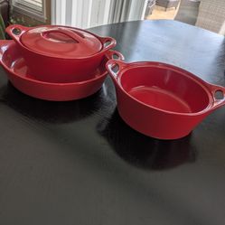 4 piece Corningware/ Creation Stoneware