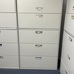 Hon 5 Drawer File Cabinet 