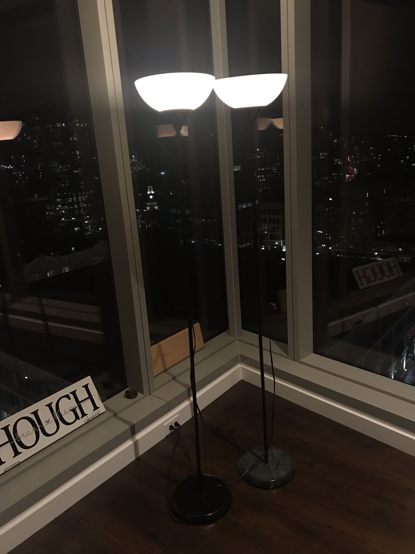 Matching Torchiere Floor Lighting Lamps