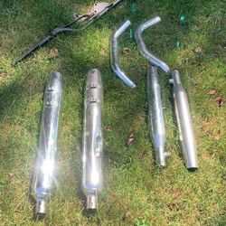 Harley Davidson stock exhaust