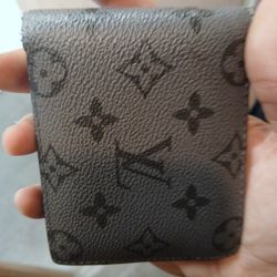 Grey & Black LV Wallet Barely Used 