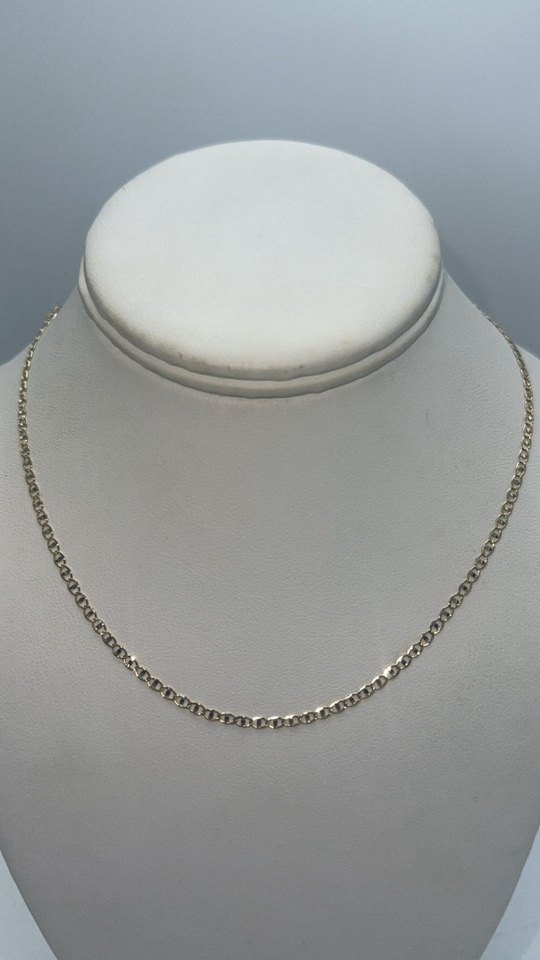14kt Yellow Gold 16” Mariner Link Chain