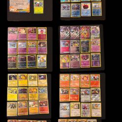 87 Pokémon Reverse Halo,halo, Ex , V Cards, And More