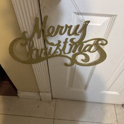 Merry Christmas Door Sign Must Pick Up Today Or Tomorrow 
