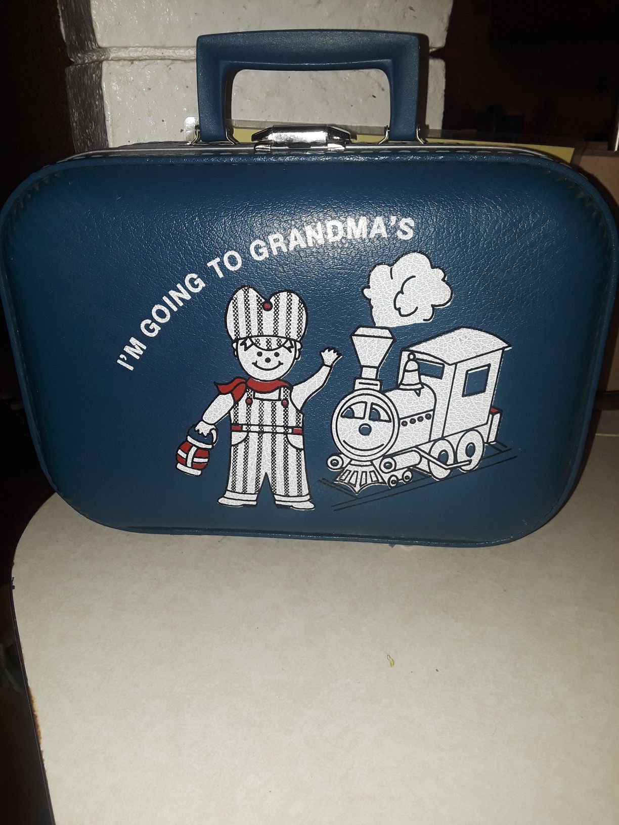 Vintage Going to Grandma's suitcase