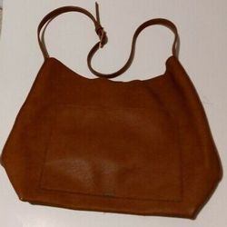 Miztigue Handbag Leather type Tote Large Brown