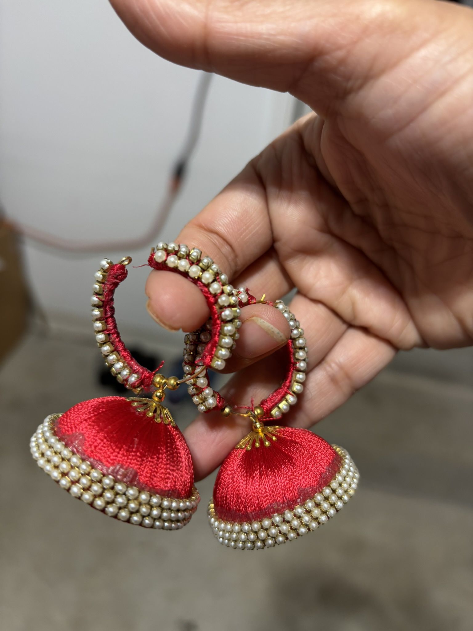 Hand Made Earrings From India 