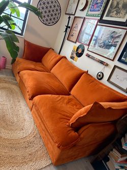 Orange couch