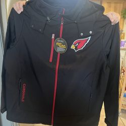 NFL Arizona Cardinals 3 Layer Soft She’ll Hooded Jacket 