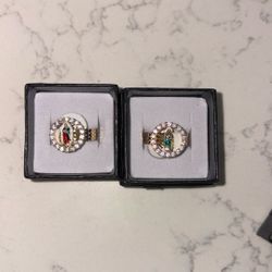 San Judas Ring Virgin  Mary Ring Women’s 