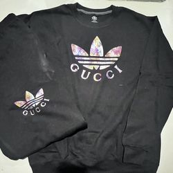 Gucci/ Adidas Sweatshirt, Sweatpants