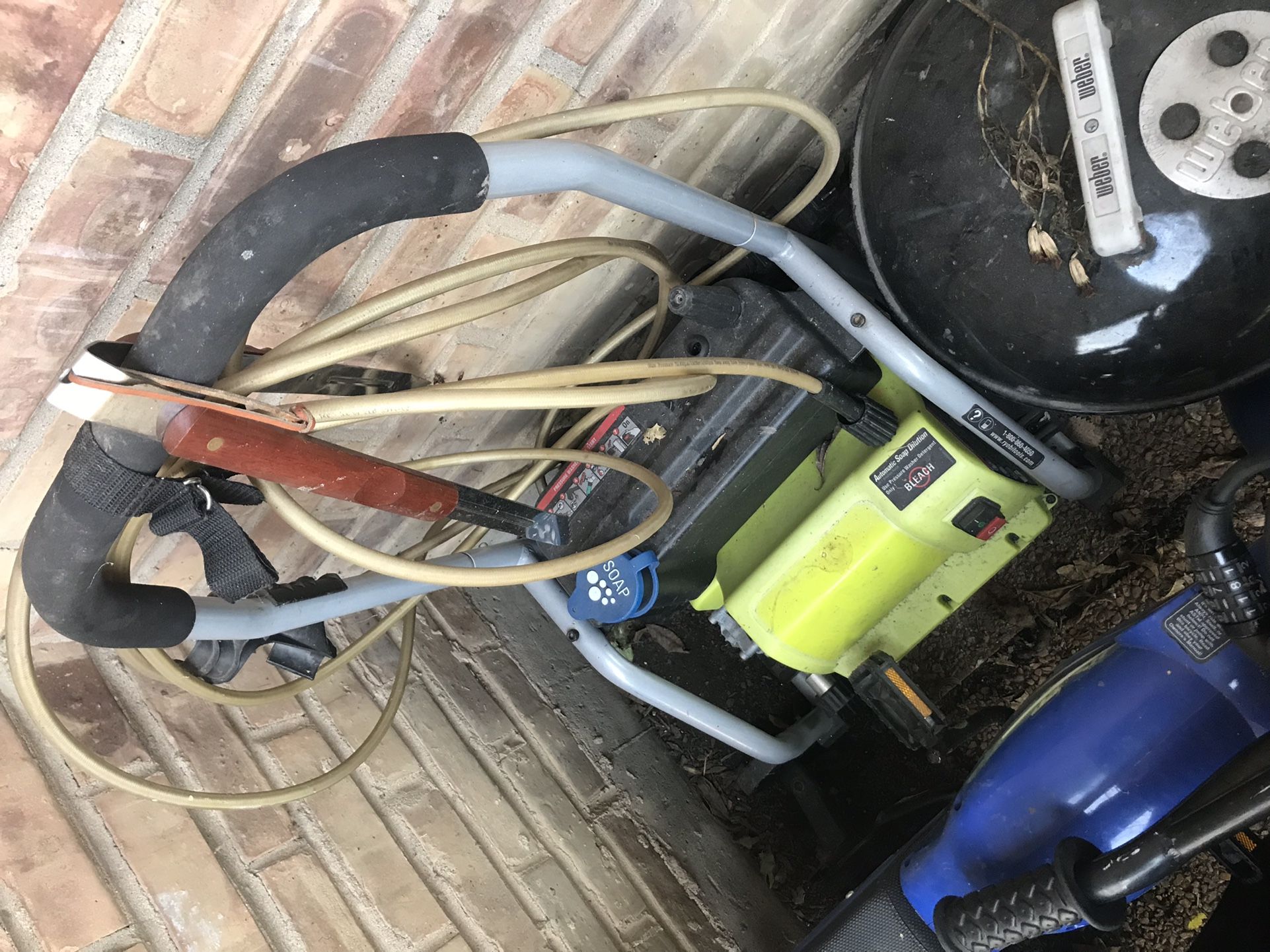 Ryobi power washer electric 1700psi