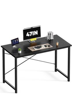 Black desk