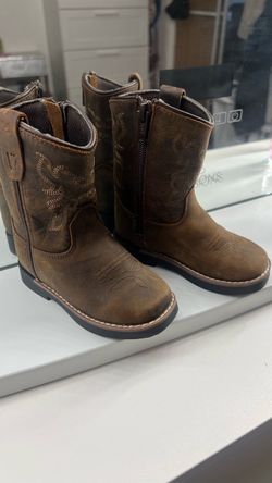 Toddler Brown Western Cowboy Boots