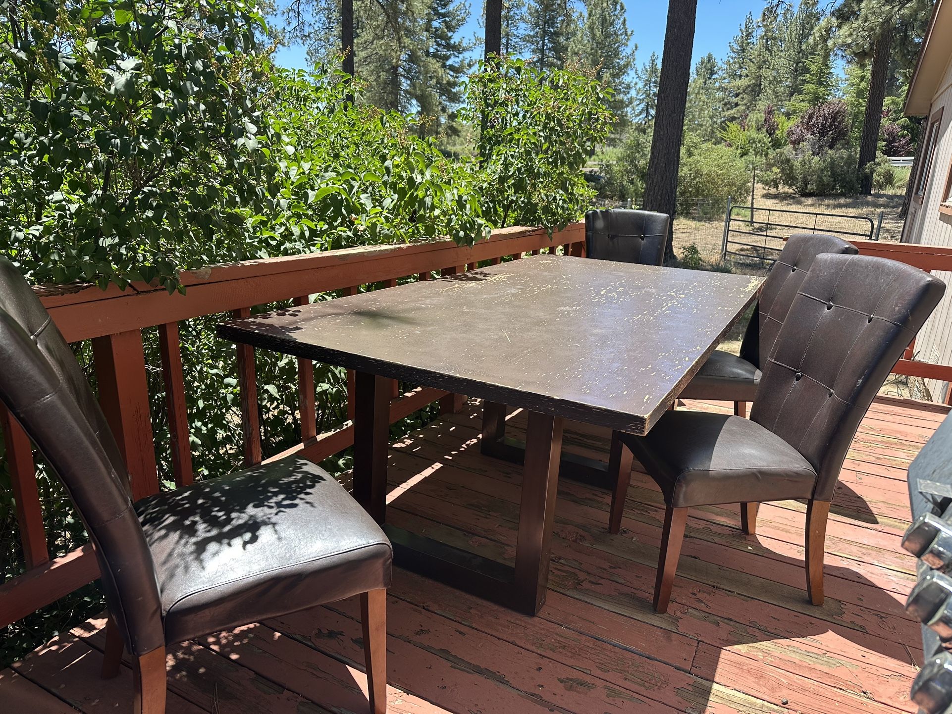 8ft X 4ft Solid Wood Dining Table