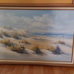 Loomis Dean White Sand Beach Painting 